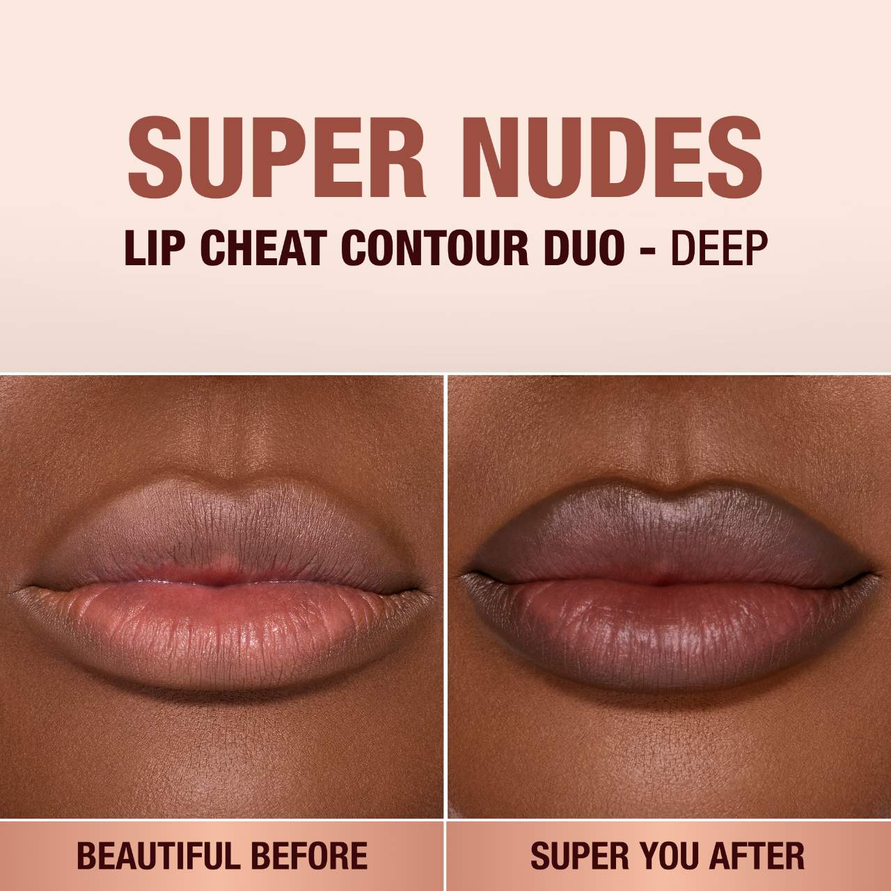 Charlotte Tilbury - Super Nudes Lip Cheat Contour Duo Lip Liner (Preorden)