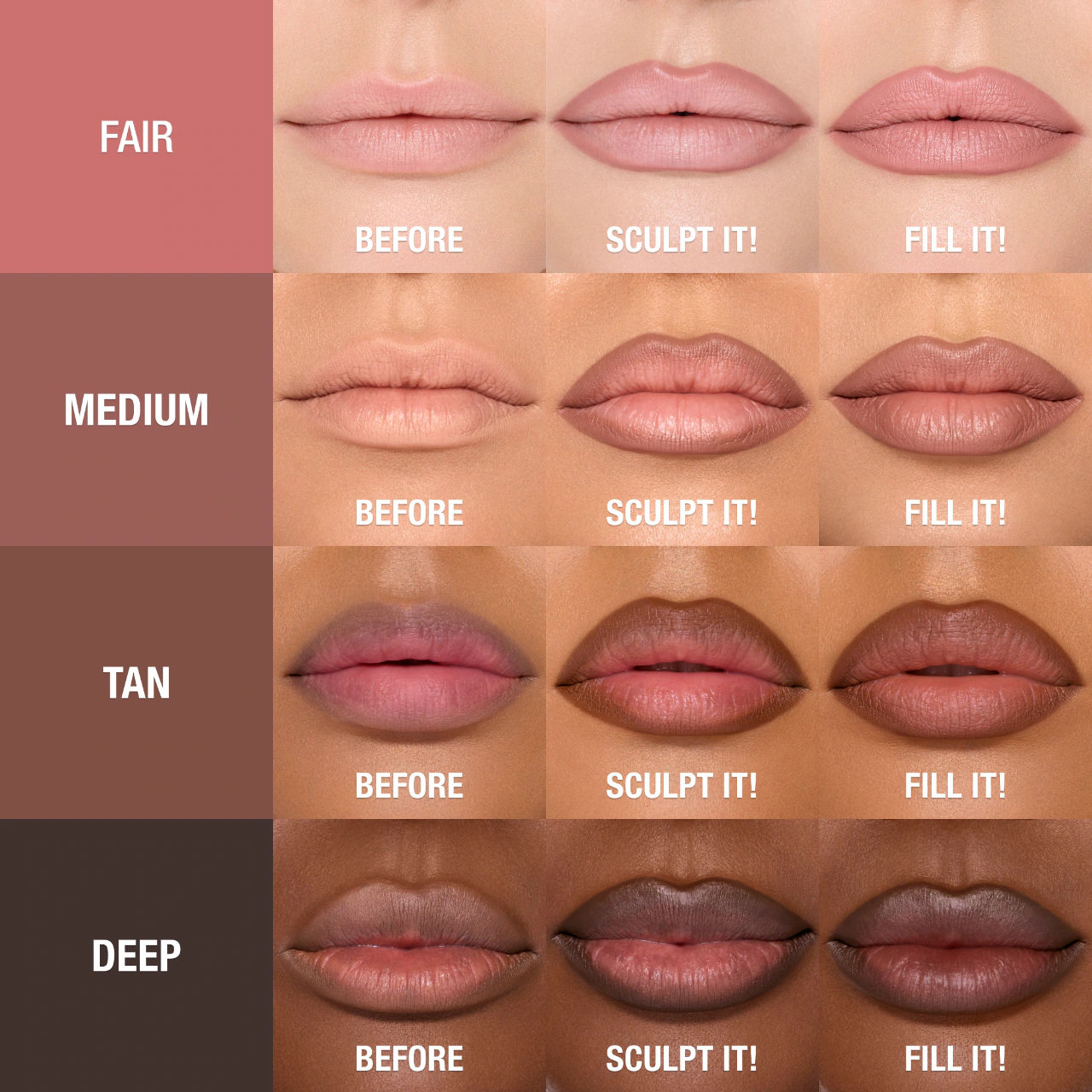 Charlotte Tilbury - Super Nudes Lip Cheat Contour Duo Lip Liner (Preorden)