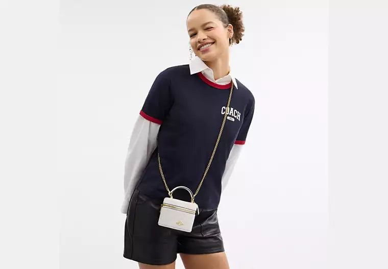 Coach - Ava Crossbody Bag In Signature Canvas White (Preorden)