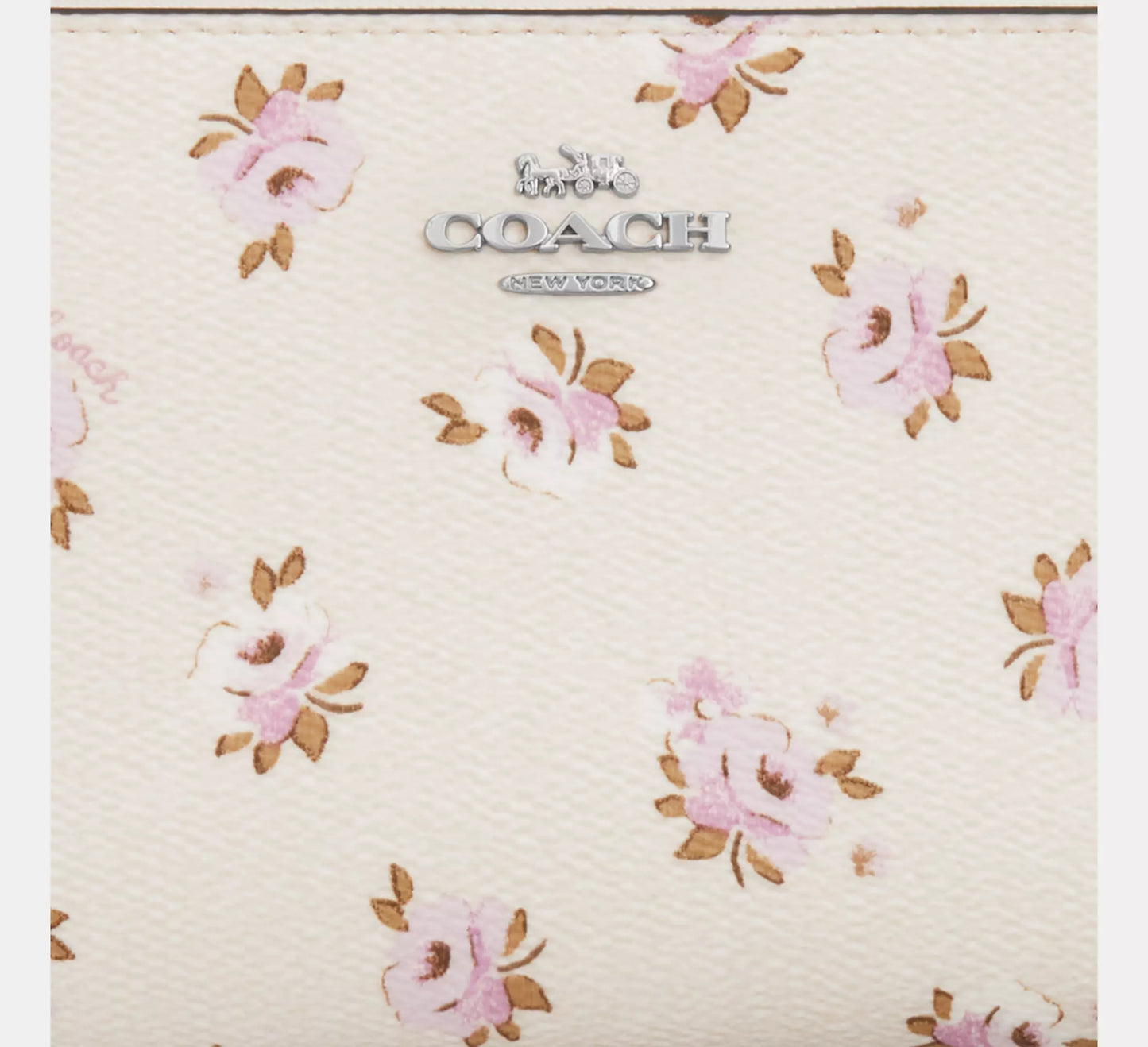 Coach - Boxed Long Zip Around Wallet With Floral Print (Preorden)