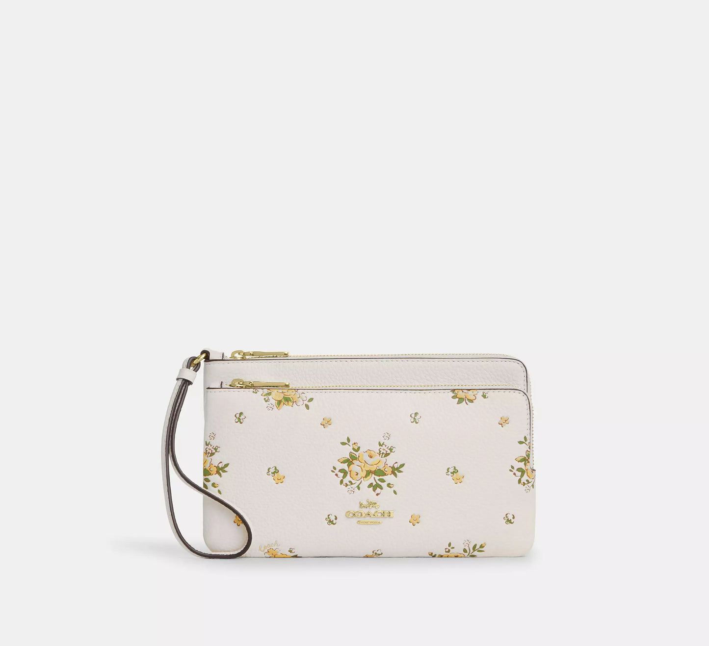 Coach - Double Zip Wallet With Floral Print (Preorden)