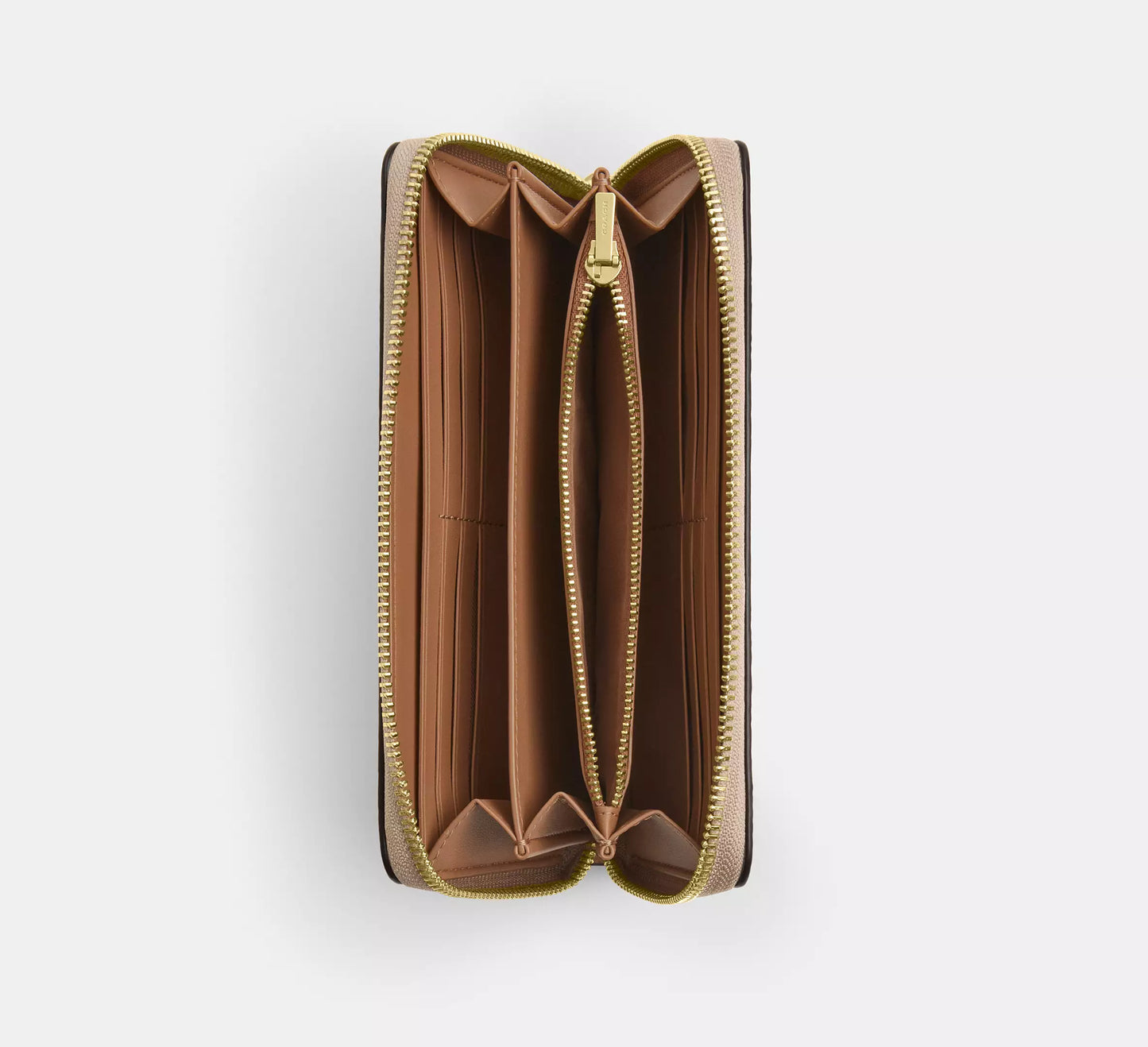Coach - Long Zip Around Wallet In Signature Canvas With Floral Print (Preorden)