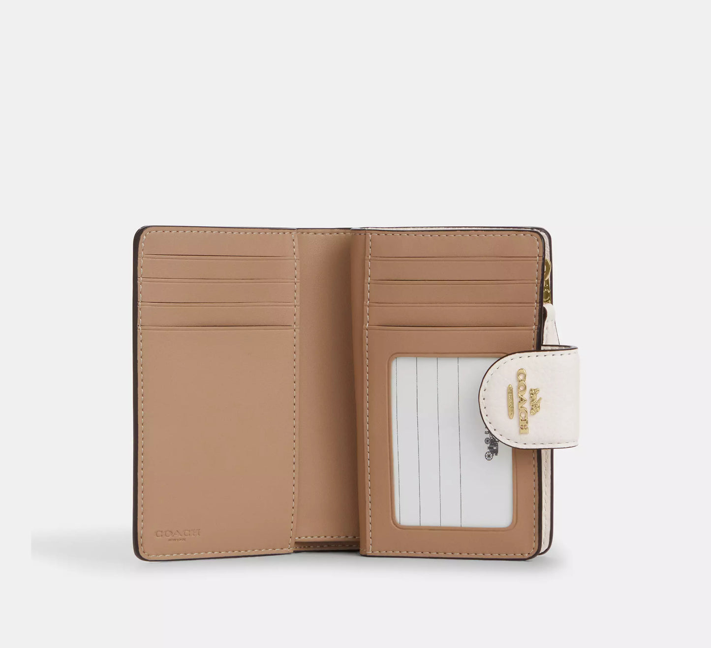 Coach - Medium Corner Zip Wallet With Floral Print (Preorden)