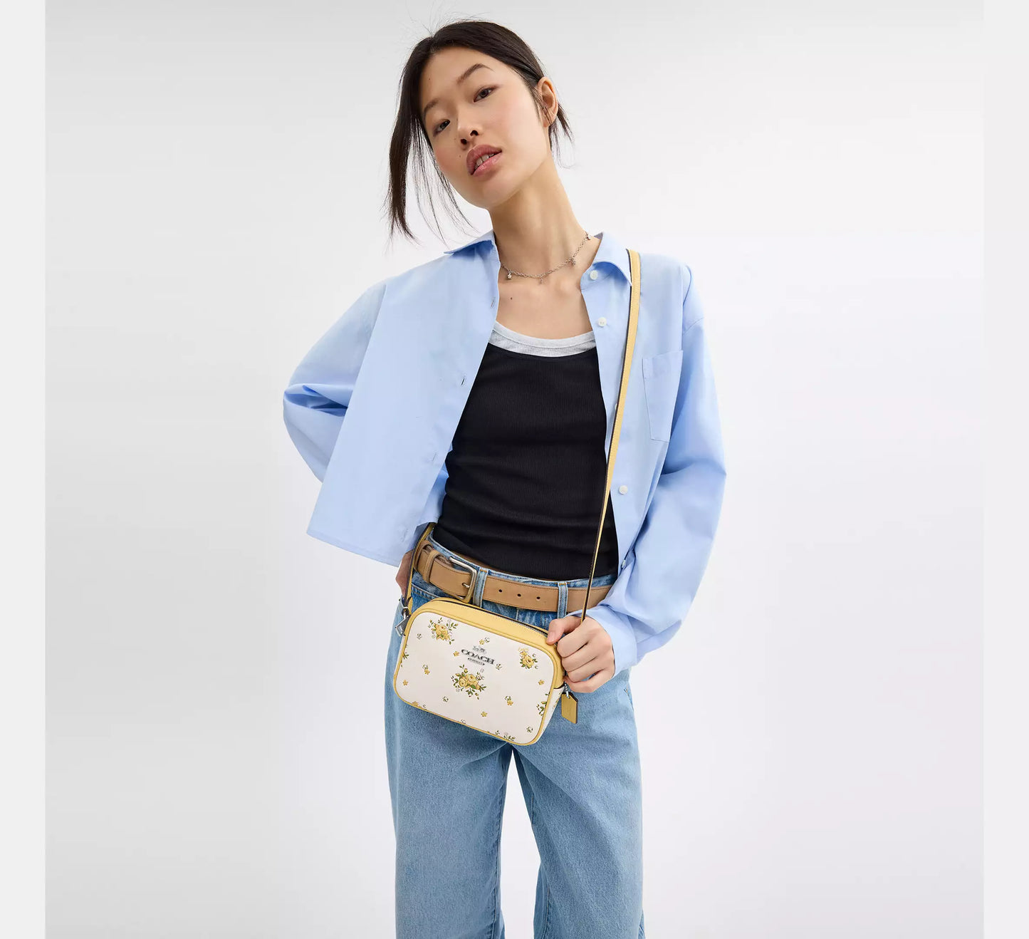 Coach - Mini Jamie Camera Bag With Floral Print (Preorden)