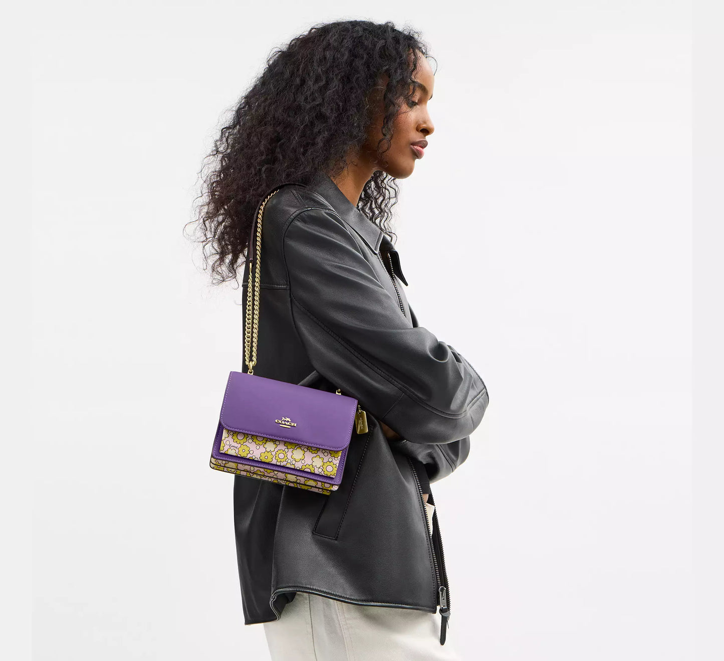 Coach - Mini Klare Crossbody Bag In Colorblock With Floral Print (Preorden)