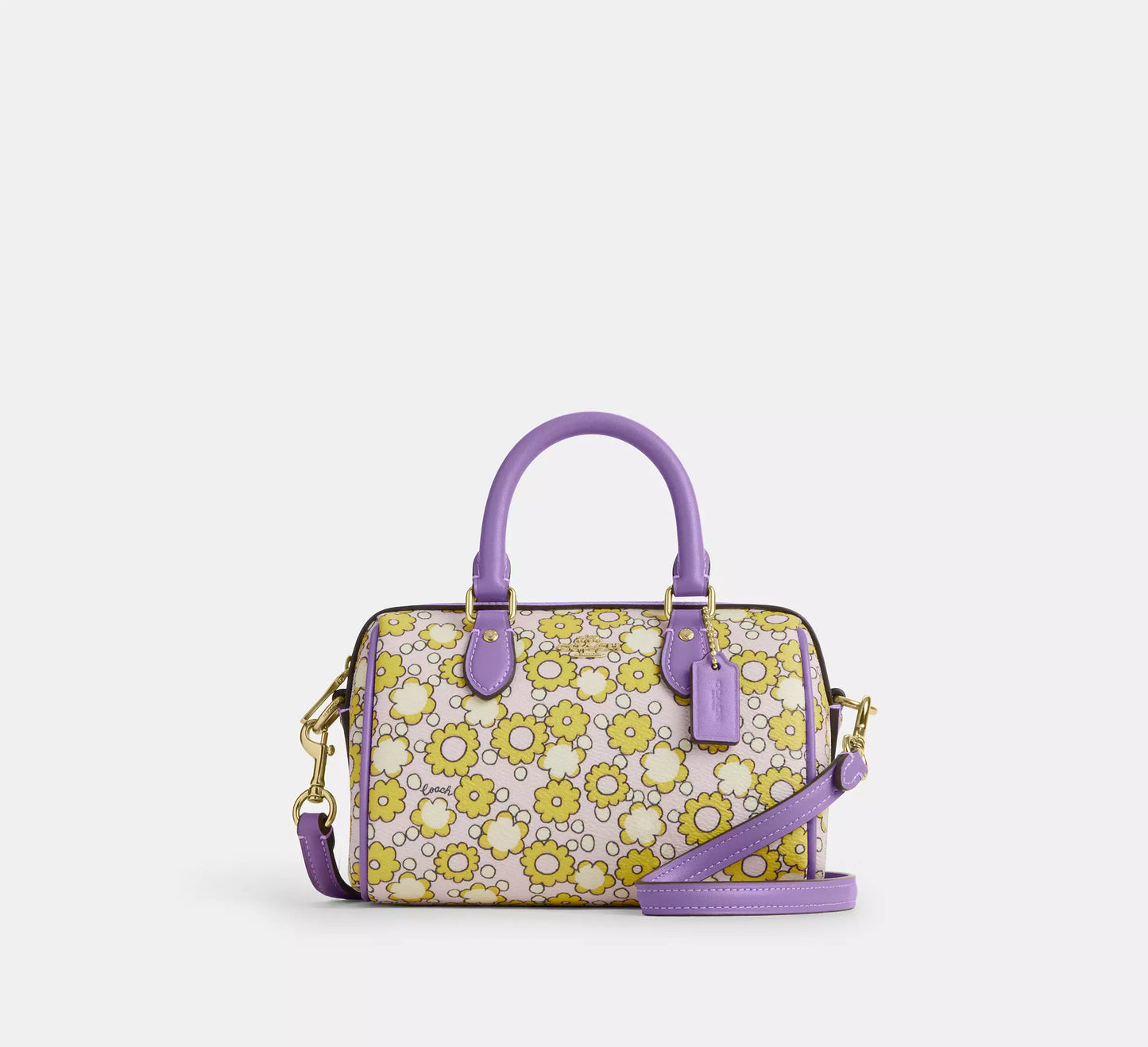 Coach - Mini Rowan Crossbody Bag With Floral Print (Preorden)