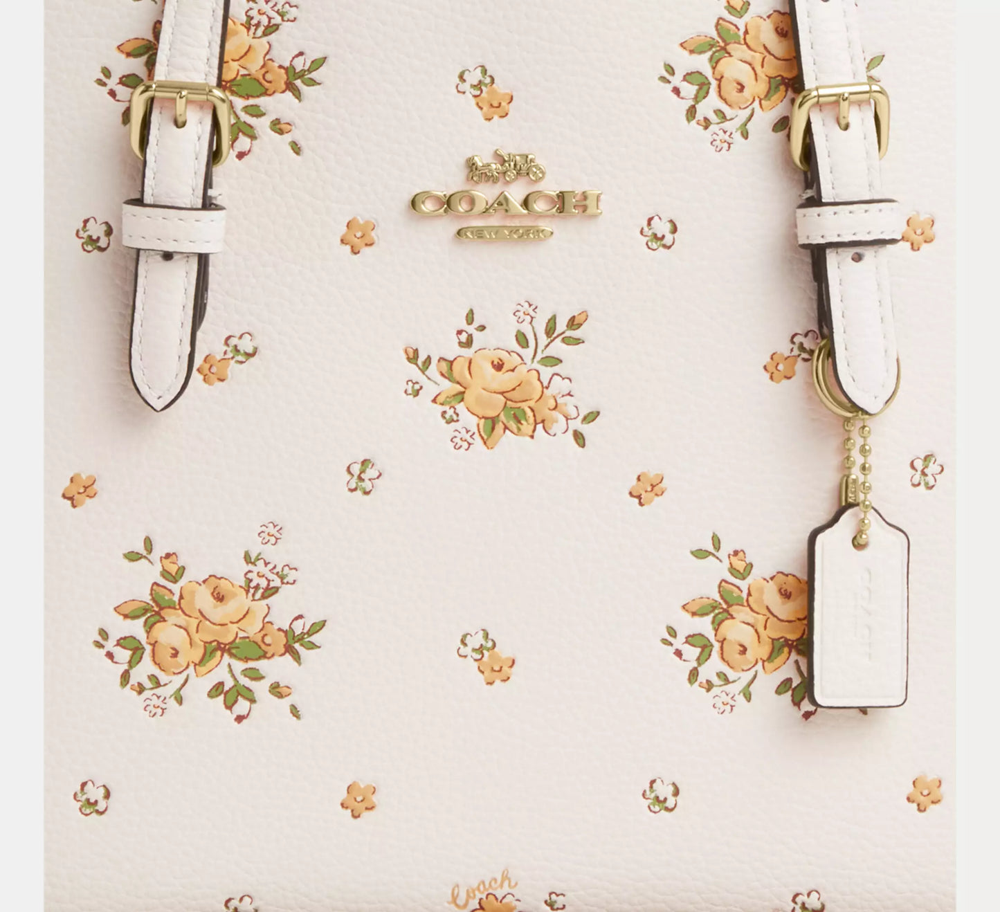 Coach - Mollie Tote Bag 25 With Floral Print (Preorden)