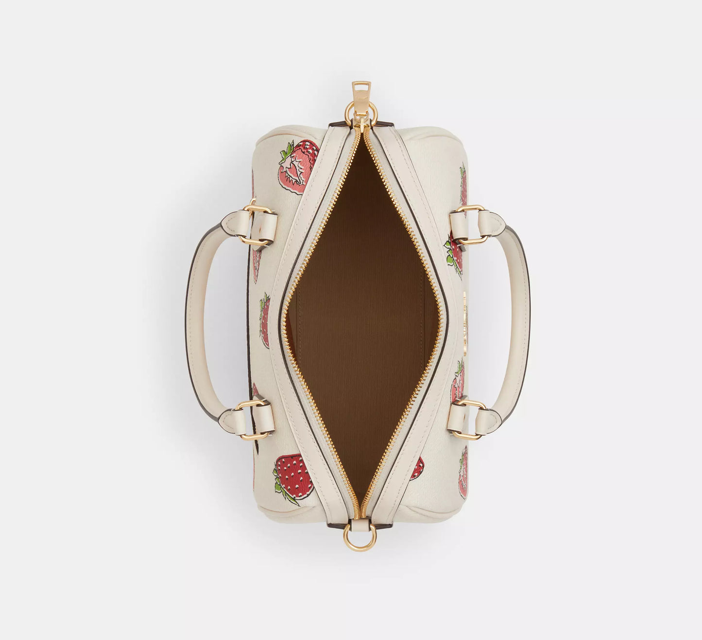 Coach - Rowan Satchel Bag With Strawberry Print (Preorden)