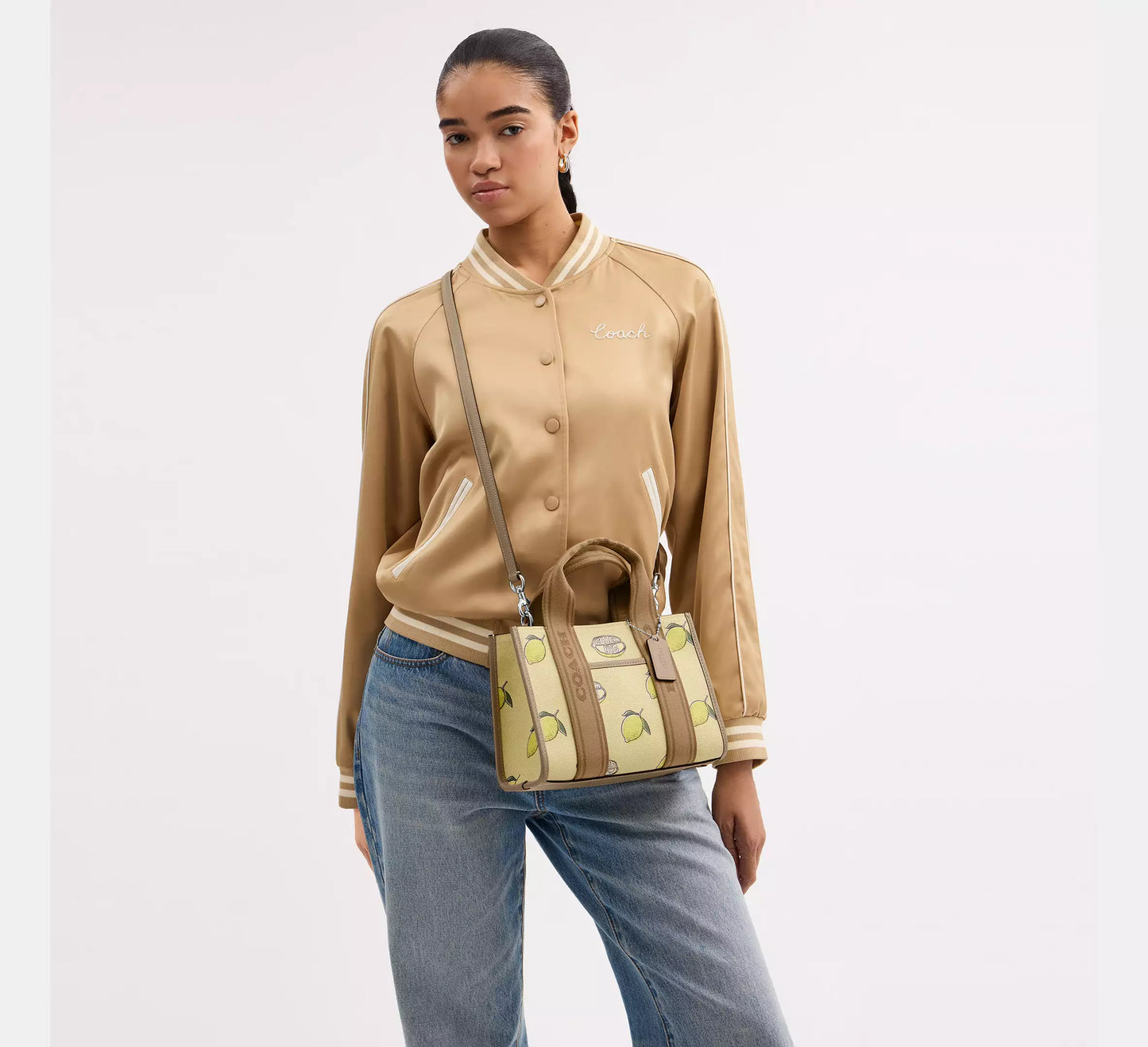 Coach - Smith Tote Bag 24 With Lemon Print (Preorden)