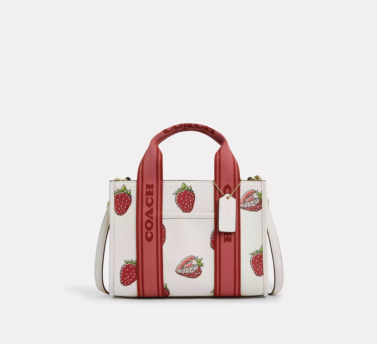 Coach - Smith Tote Bag 24 With Strawberry Print (Preorden)