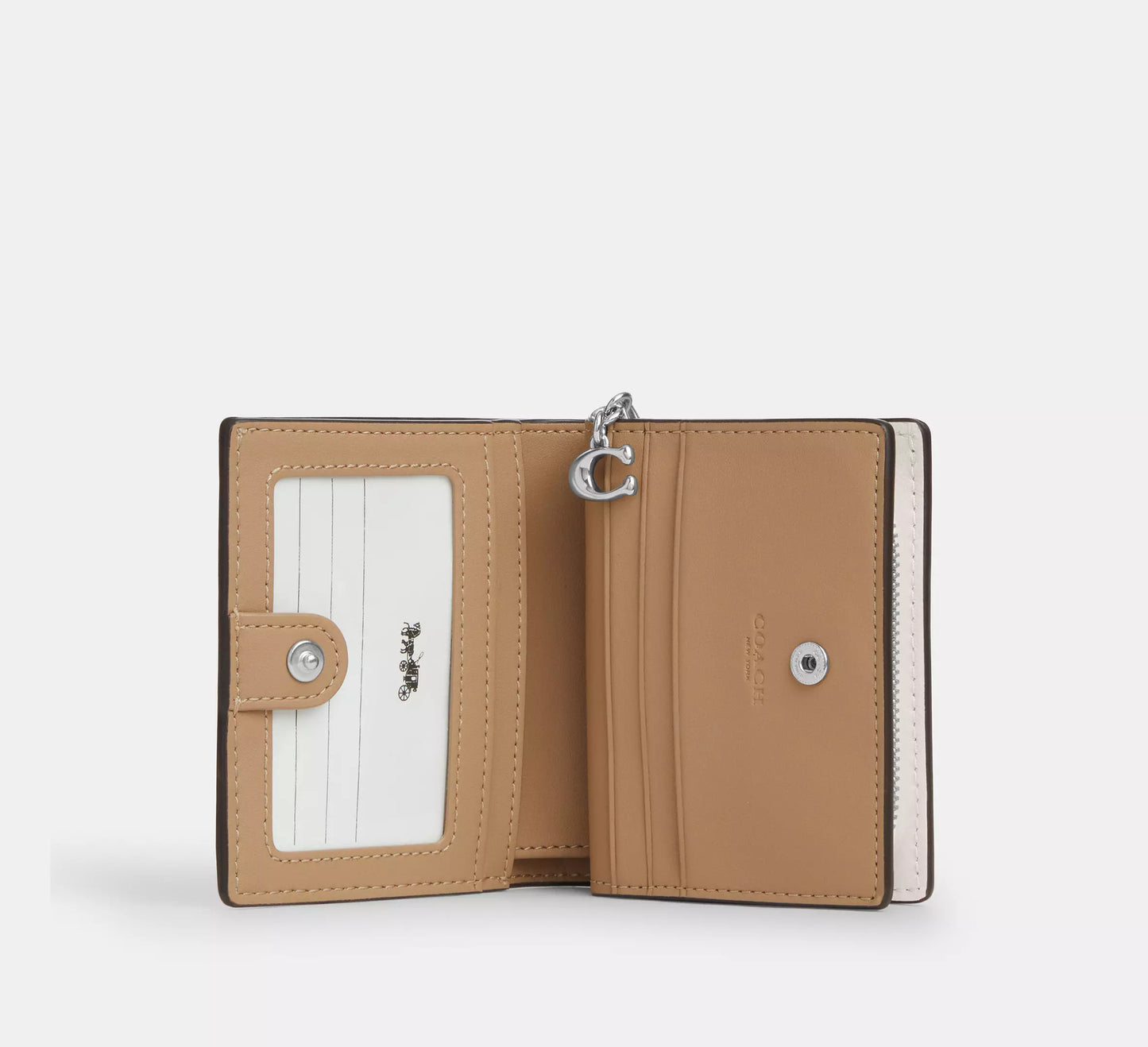 Coach - Snap Wallet With Floral Applique (Preorden)