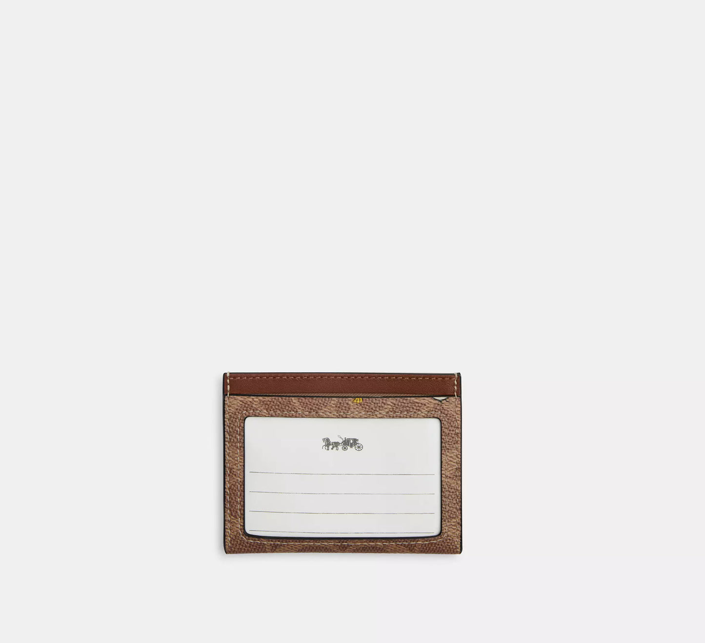 Coach X Peanuts Slim Id Card Case In Signature Canvas With Snoopy Print (Preorden)