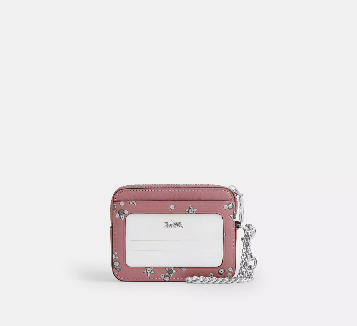 Coach - Zip Card Case With Star Print (Preorden)