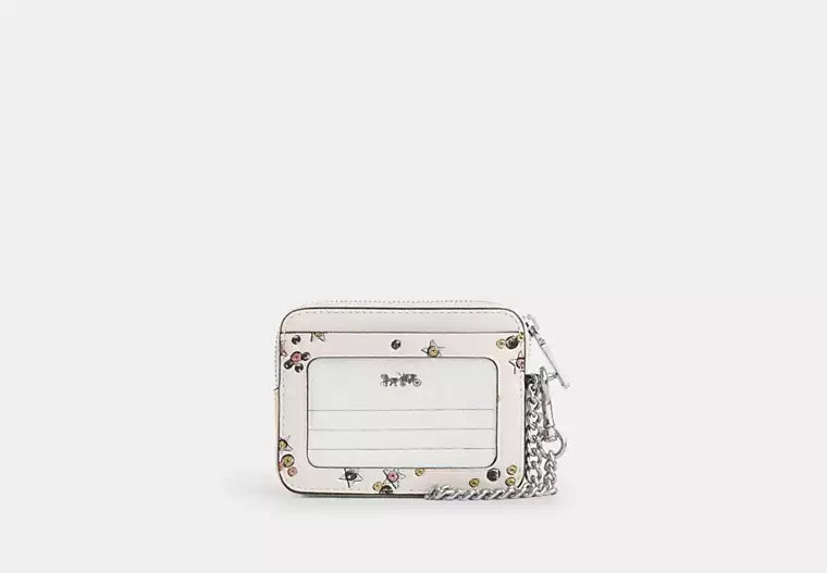 Coach - Zip Card Case With Star Print. (Preorden)