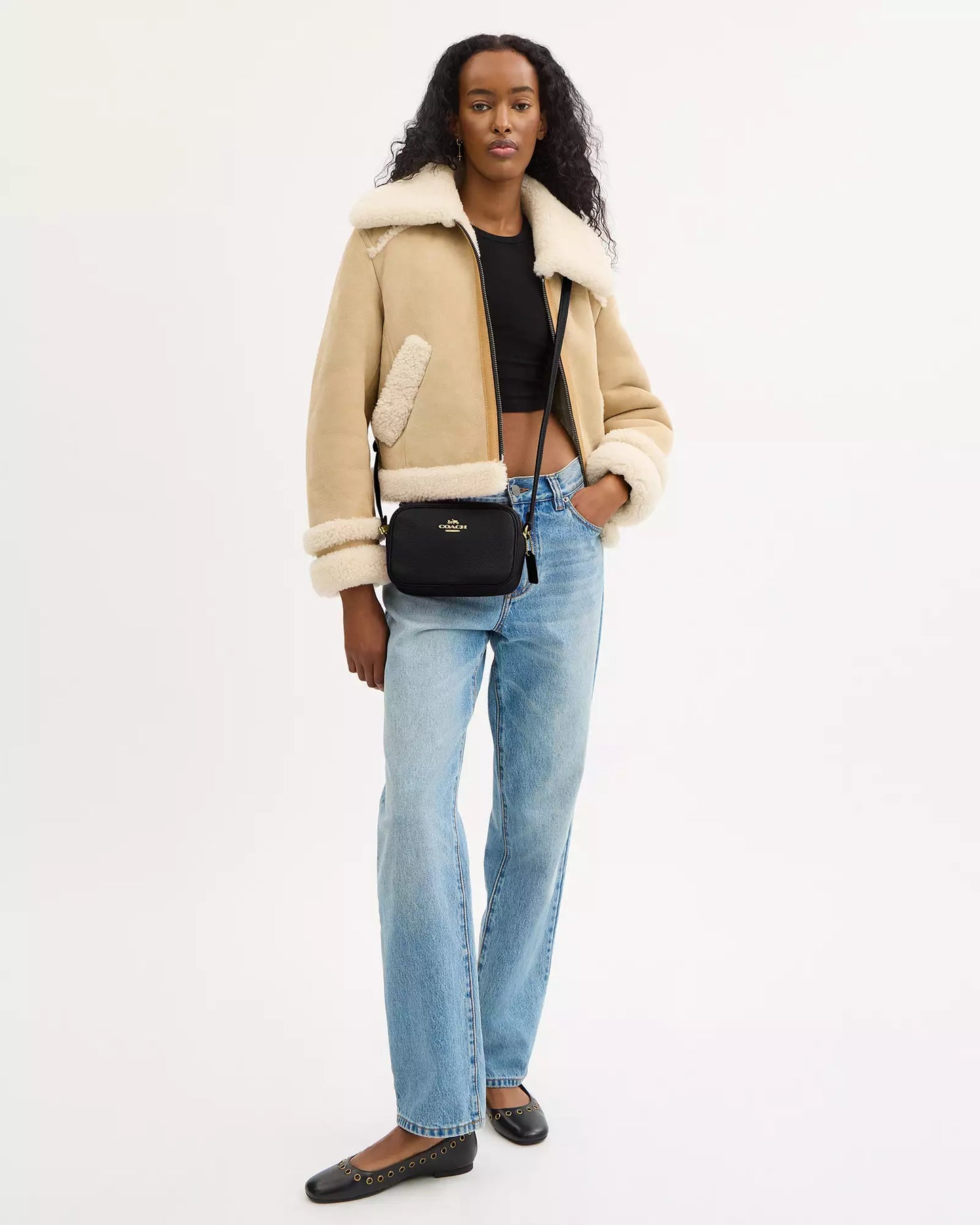 Coach - Mini Jamie Camera Bag Gold Black (Preorden)