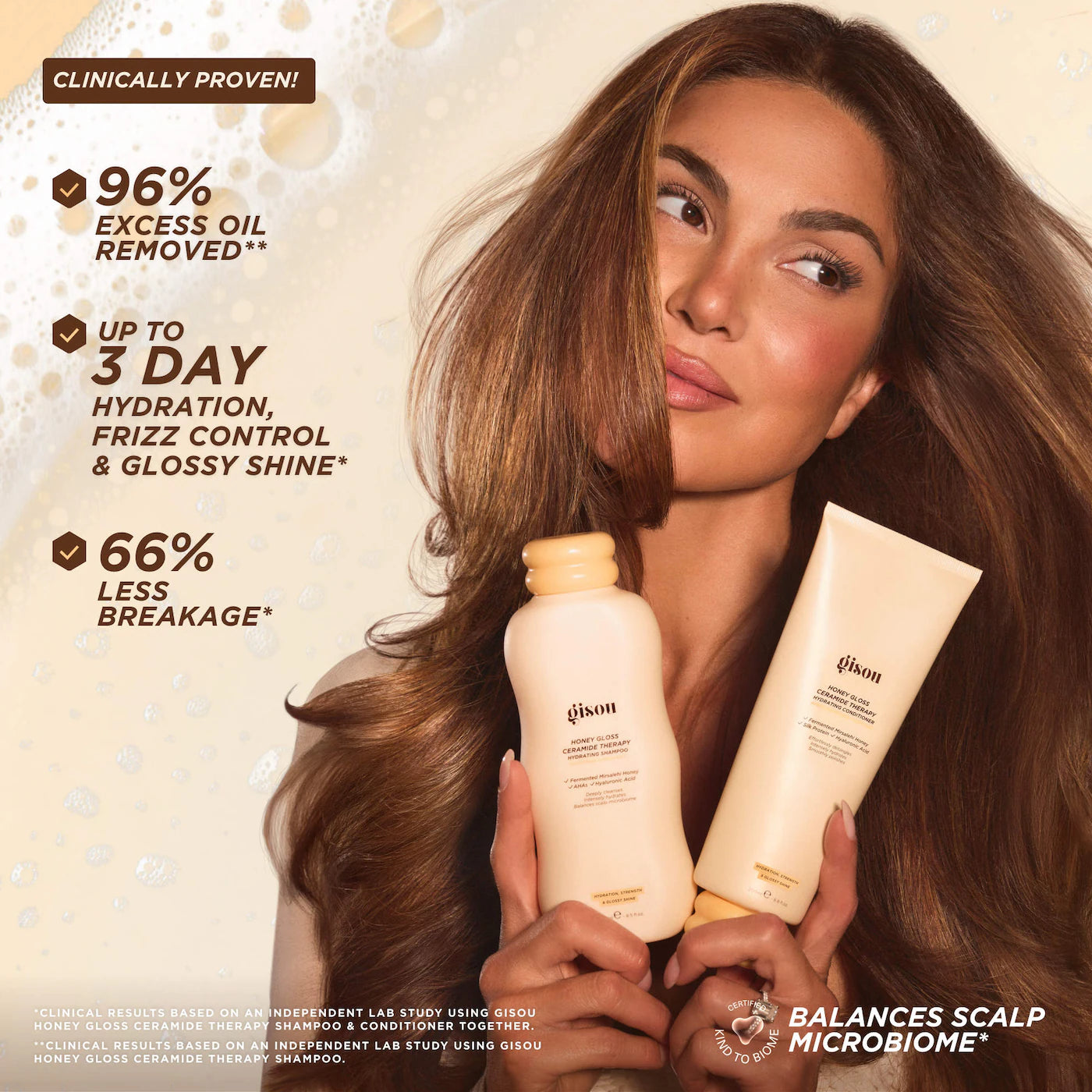 Gisou - Honey Gloss Ceramide Therapy Hydrating Shampoo (Preorden)