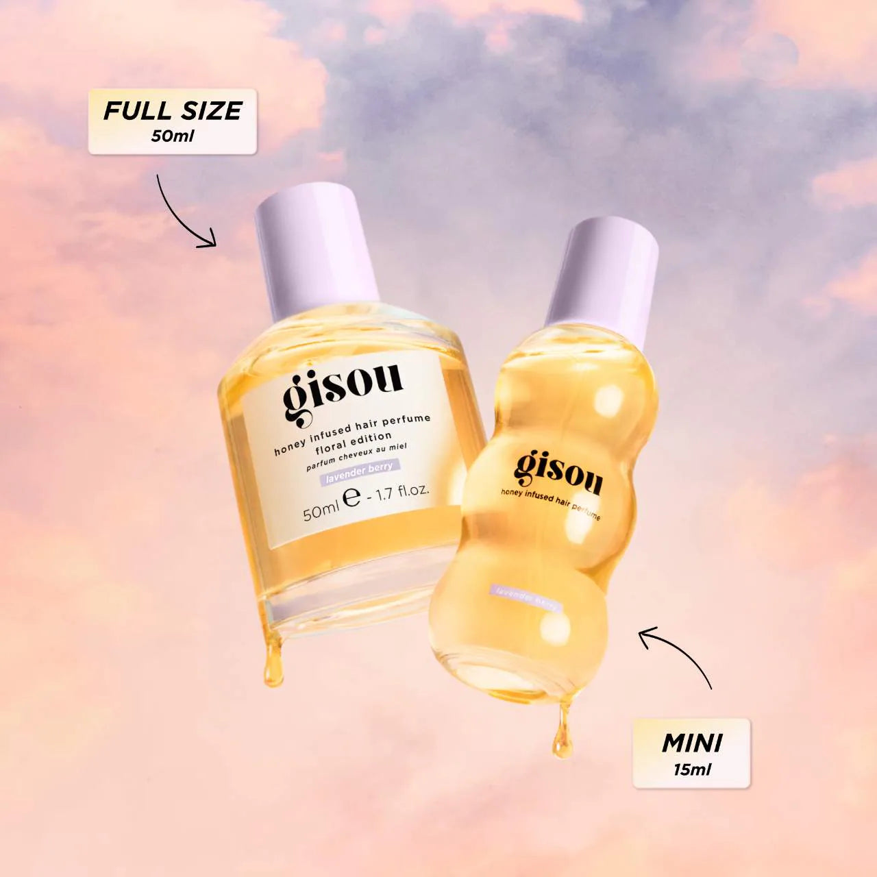 Gisou - Mini Lavender Berry Honey Infused Hair Perfume (Preorden)