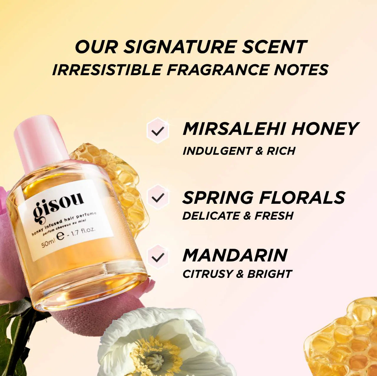 Gisou - Mini Wildflower Honey Infused Hair Perfume (Preorden)