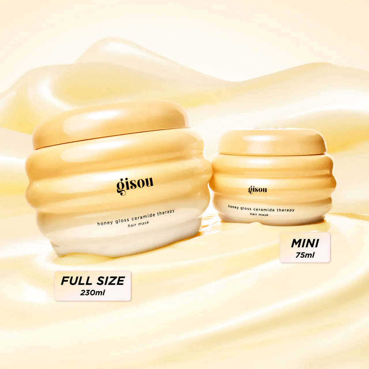 Gisou - Honey Gloss Ceramide Therapy Hydrating Hair Mask (Preorden)
