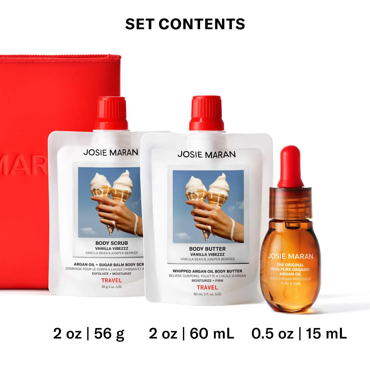 Josie Maran - The Babies 3-Piece Hydration Travel Trio (Preorden)