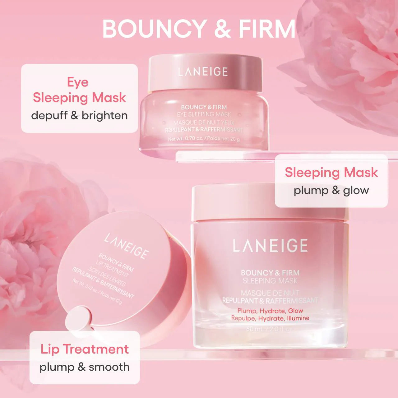 Laneige - Bouncy & Firm Plump, Firm & Glow Set (Preorden)