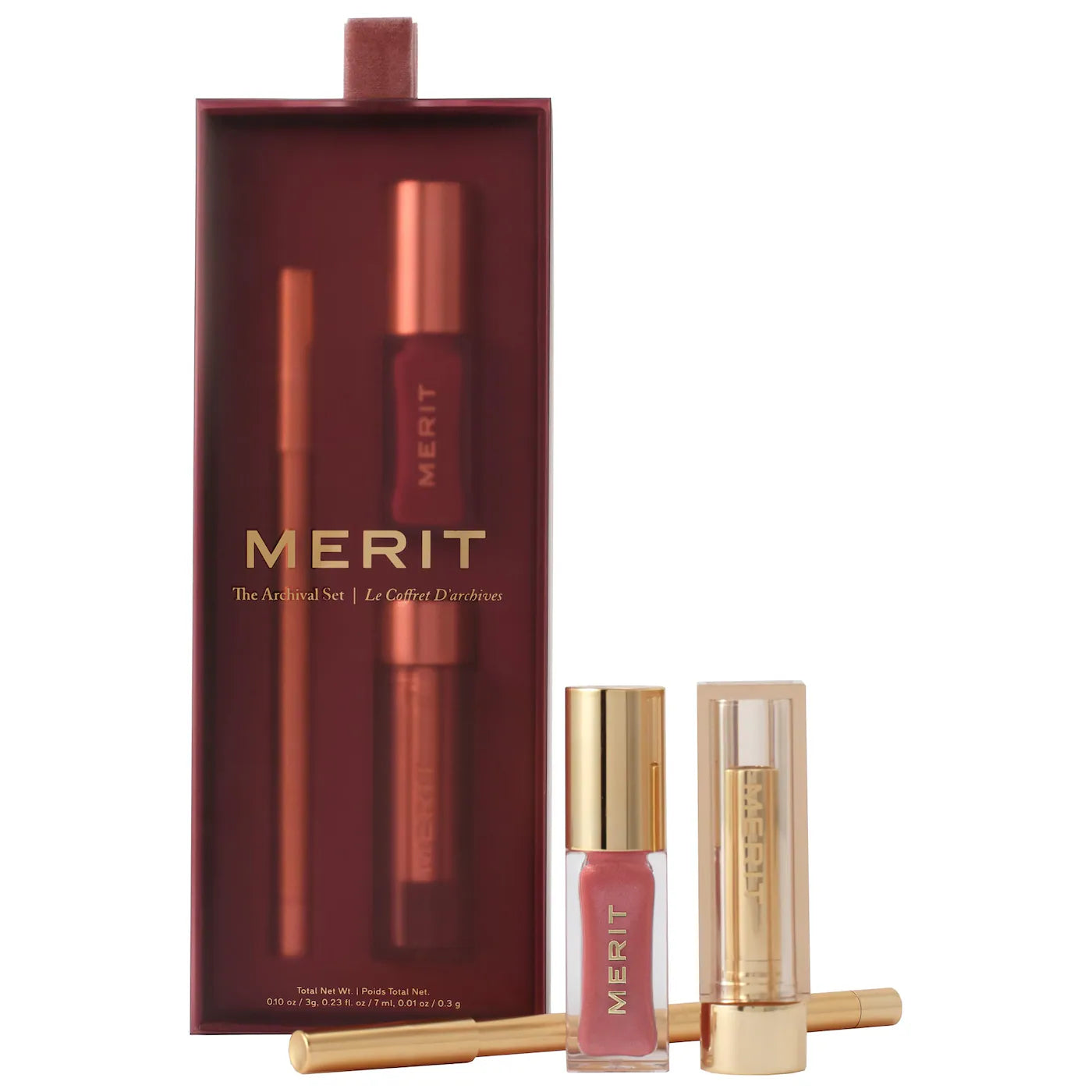 Merit - The Archival Lip Essentials Gift Set (Preorden)