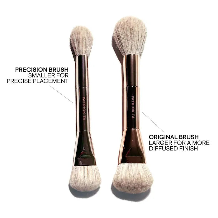 PATRICK TA - Dual Ended Precision Blush Brush (Preorden)