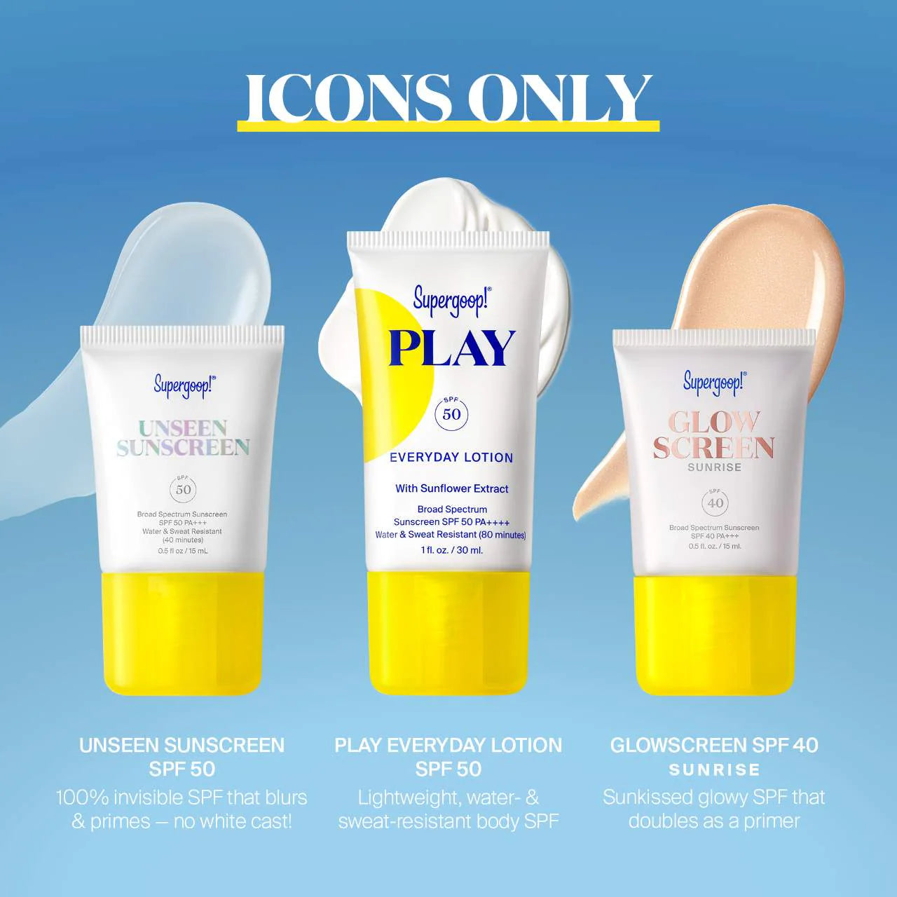 Supergoop! - Icons Only SPF Bestseller Kit (Preorden)