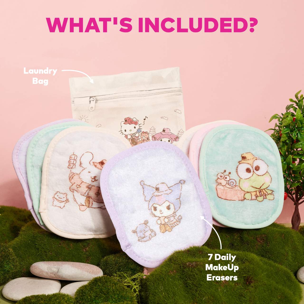 MakeUp Eraser - Hello Kitty Glamping 7-day Set (Preorden)