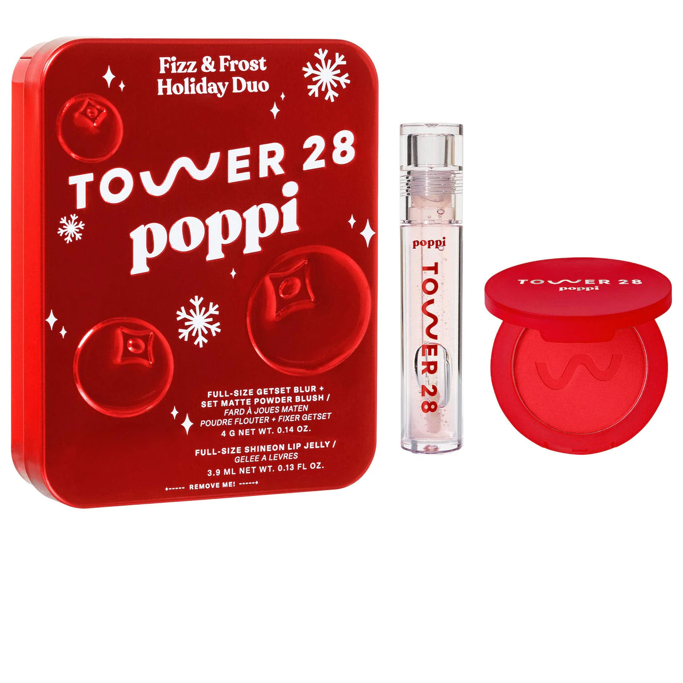 Tower 28 - Beauty Tower 28 x poppi Fizz + Frost Holiday Duo (Preorden)