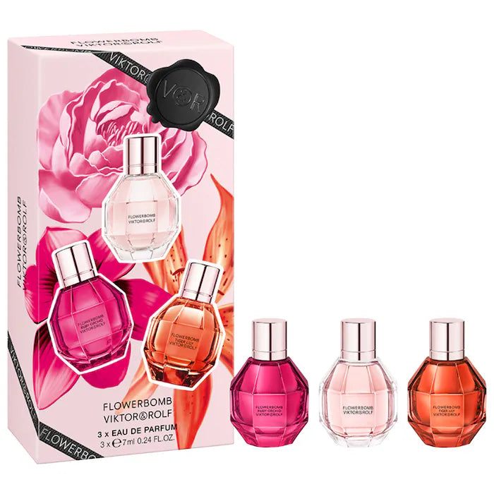 Viktor&Rolf - Mini Flowerbomb Perfume Trio Set (Preorden)