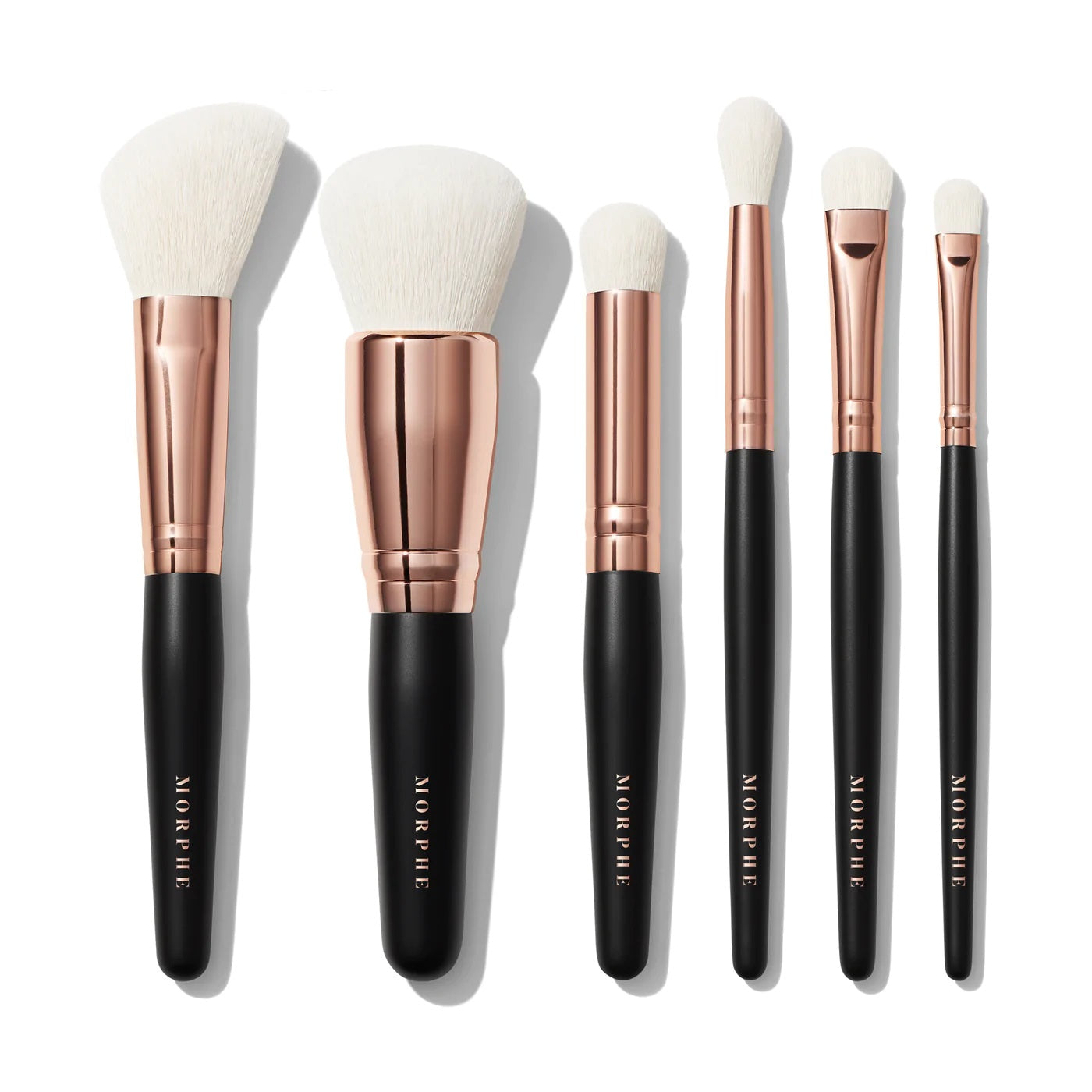 Morphe - Rosé Away 6-Piece Travel Brush Set