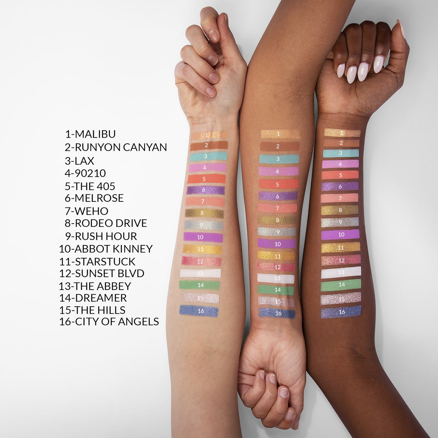 BH Cosmetics - Lost in Los Angeles Shadow Palette