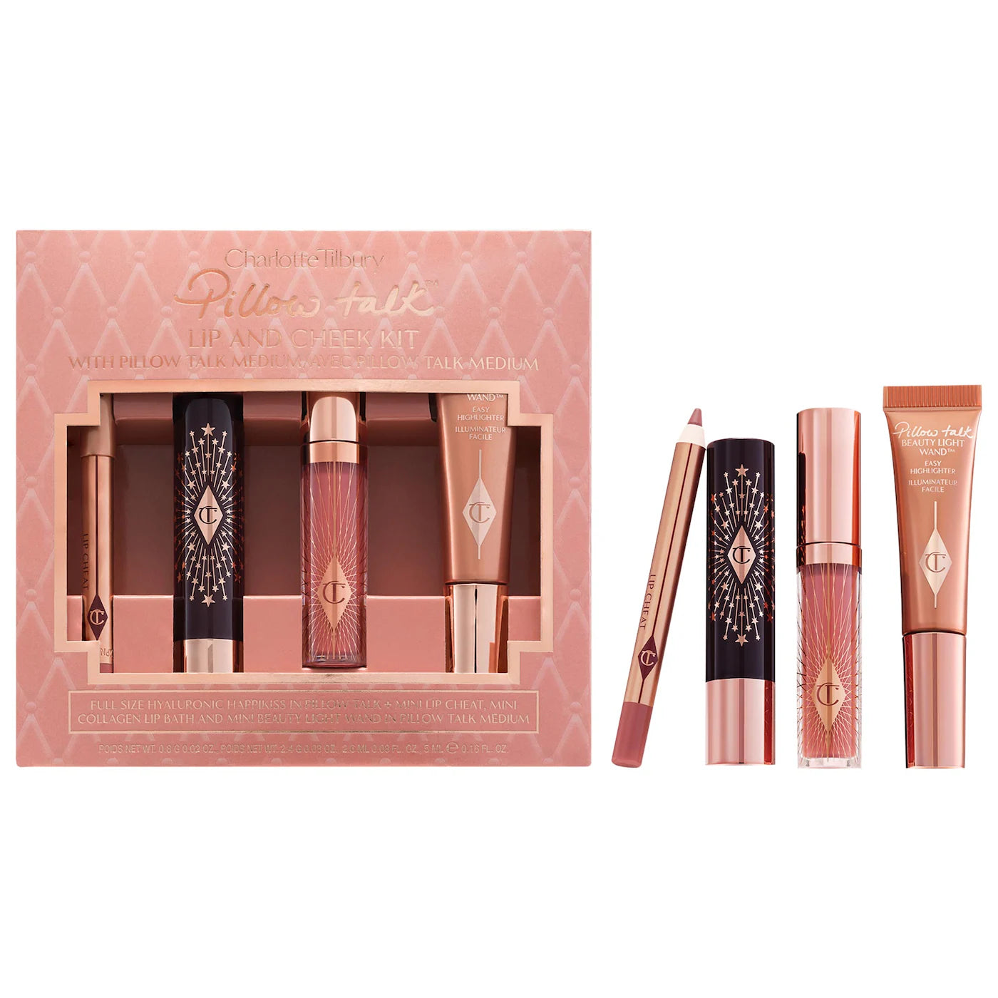 Charlotte Tilbury - Pillow Talk Iconic Lip and Cheek Secrets Set (Preorden)