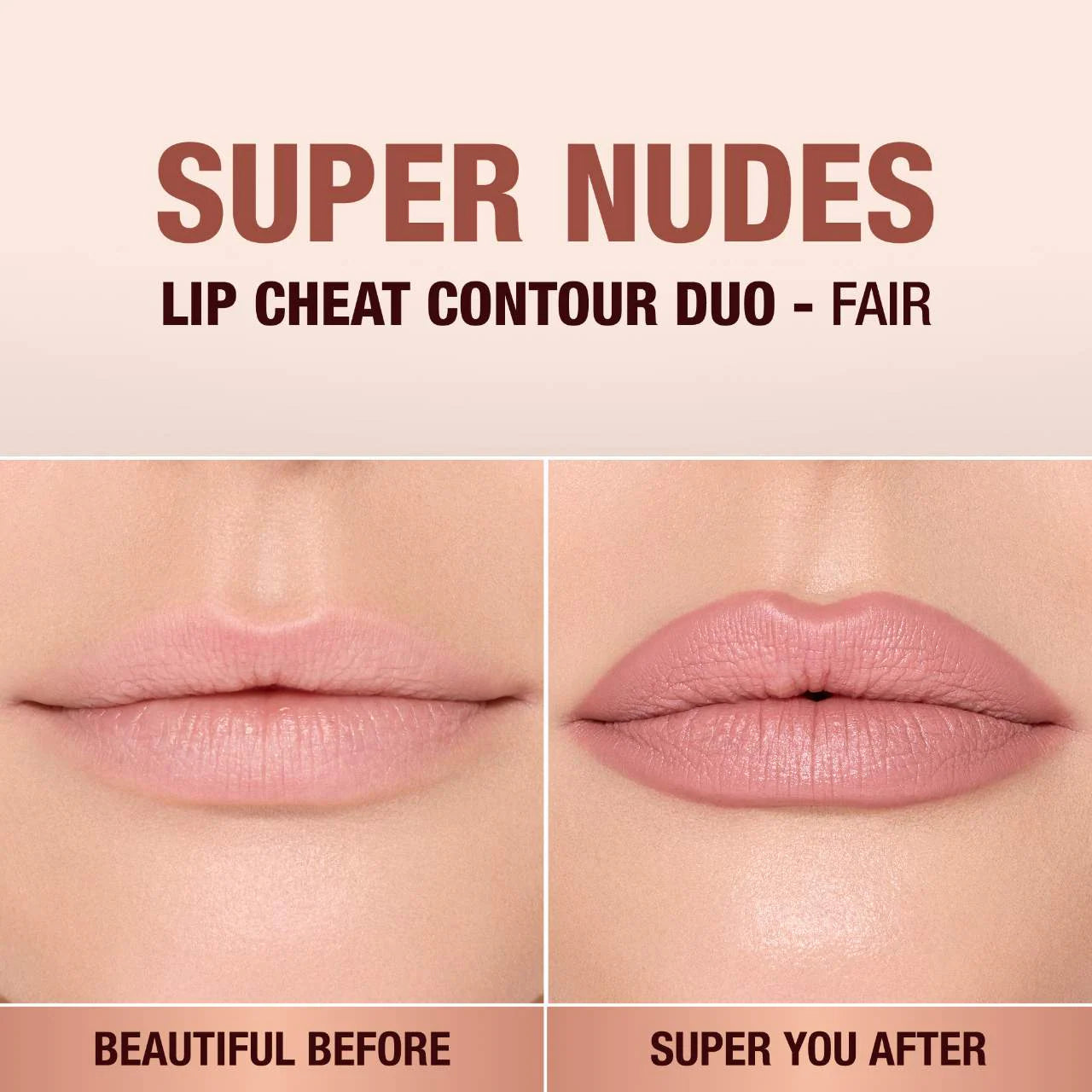 Charlotte Tilbury - Super Nudes Lip Cheat Contour Duo Lip Liner (Preorden)