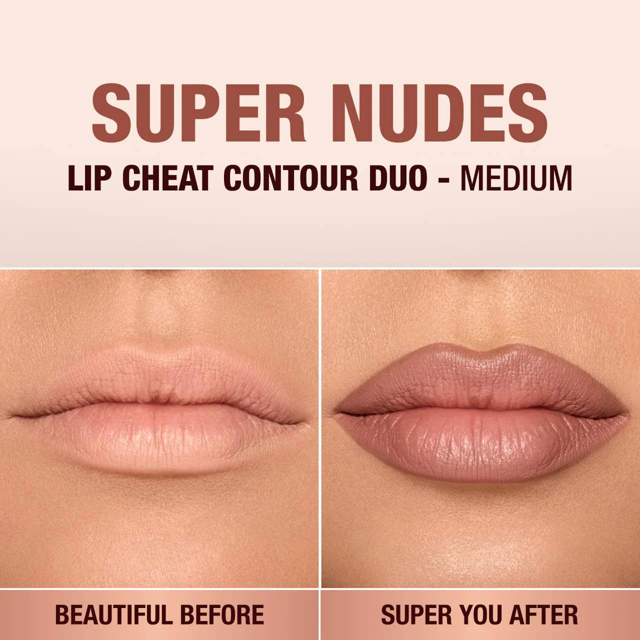 Charlotte Tilbury - Super Nudes Lip Cheat Contour Duo Lip Liner (Preorden)