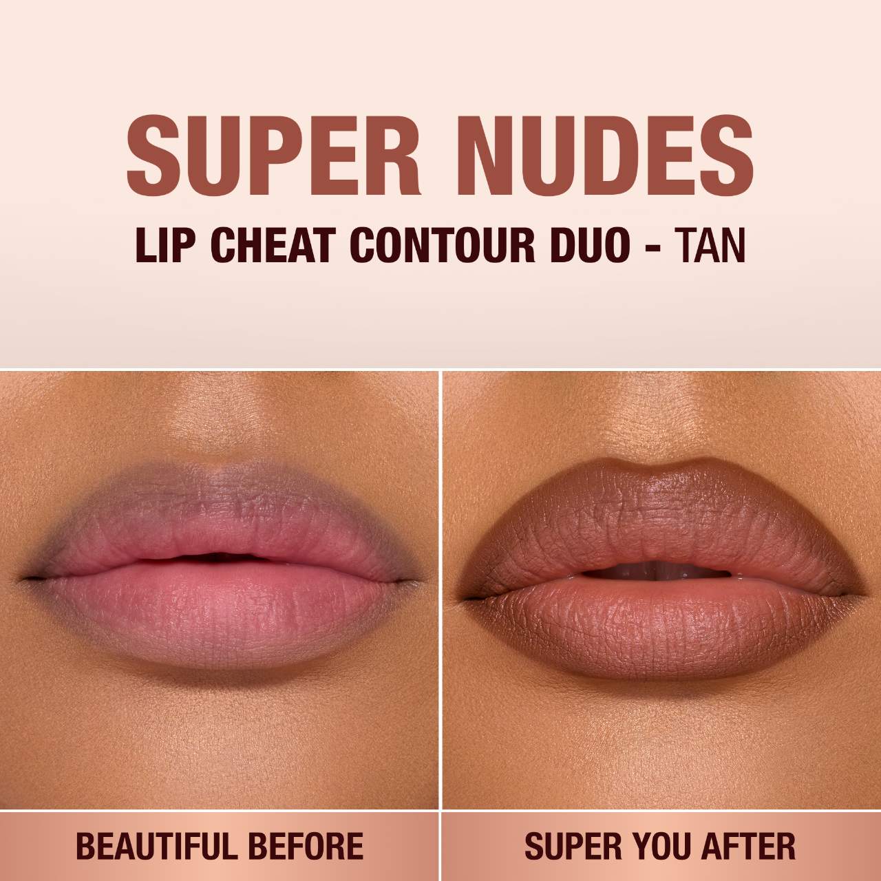 Charlotte Tilbury - Super Nudes Lip Cheat Contour Duo Lip Liner (Preorden)