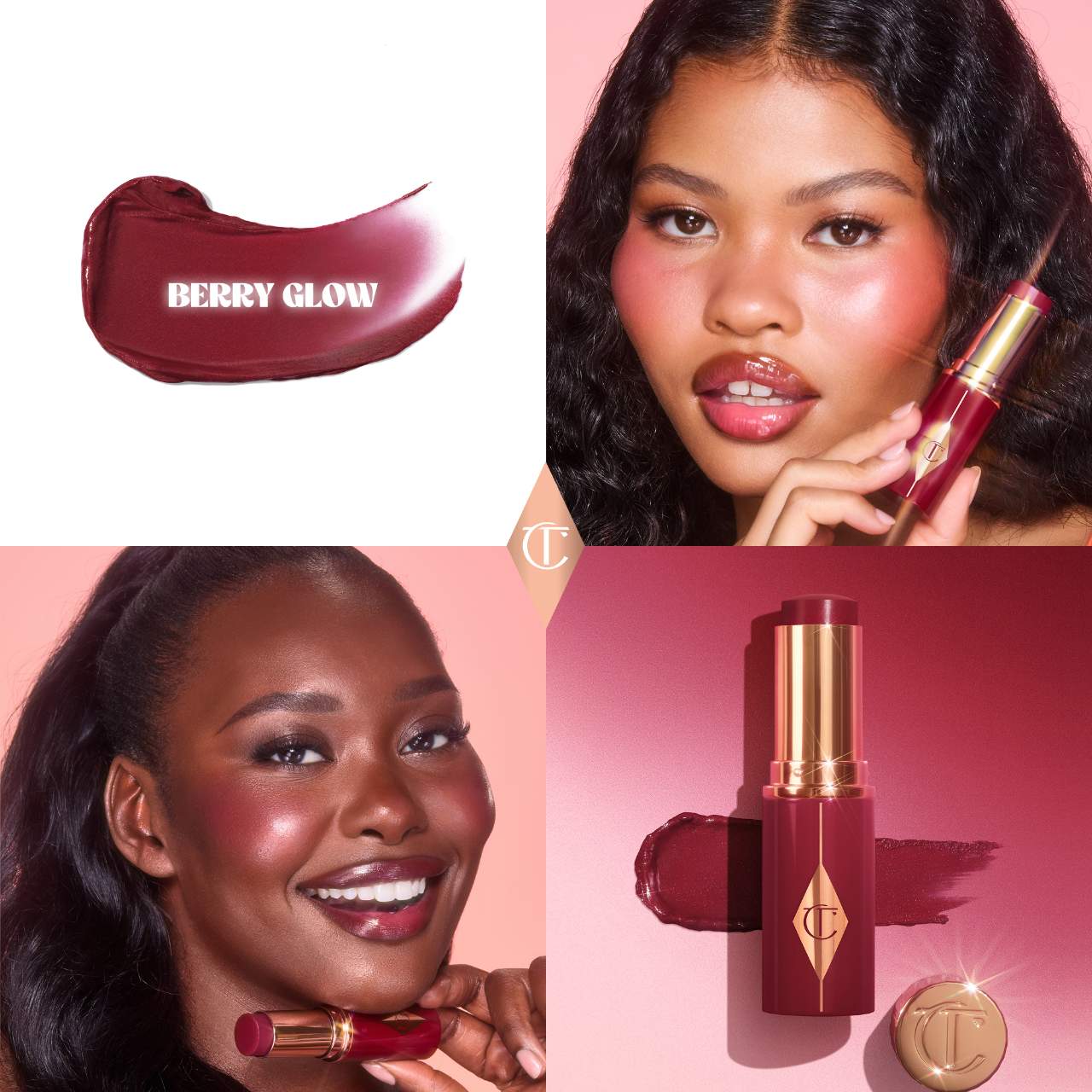 Charlotte Tilbury - Unreal Lip + Cheek Glow Blush Stick with Hyaluronic Acid (Preorden)