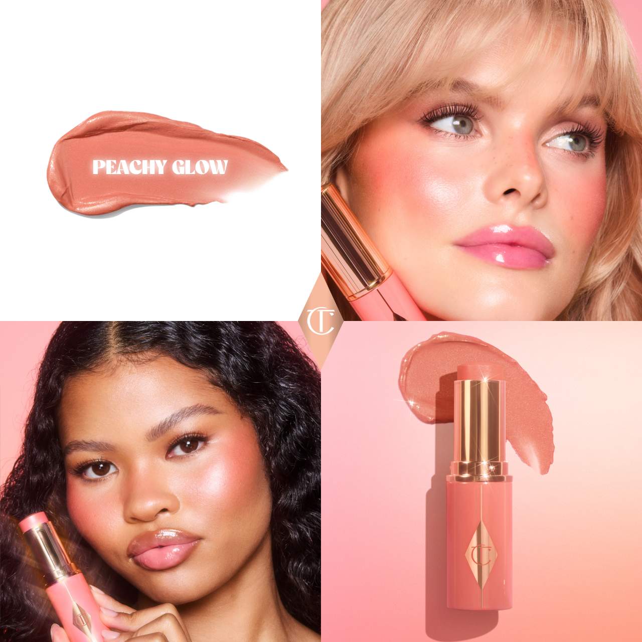 Charlotte Tilbury - Unreal Lip + Cheek Glow Blush Stick with Hyaluronic Acid (Preorden)