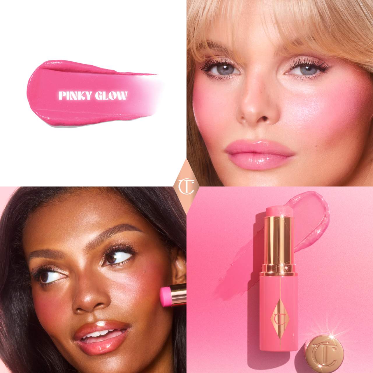 Charlotte Tilbury - Unreal Lip + Cheek Glow Blush Stick with Hyaluronic Acid (Preorden)