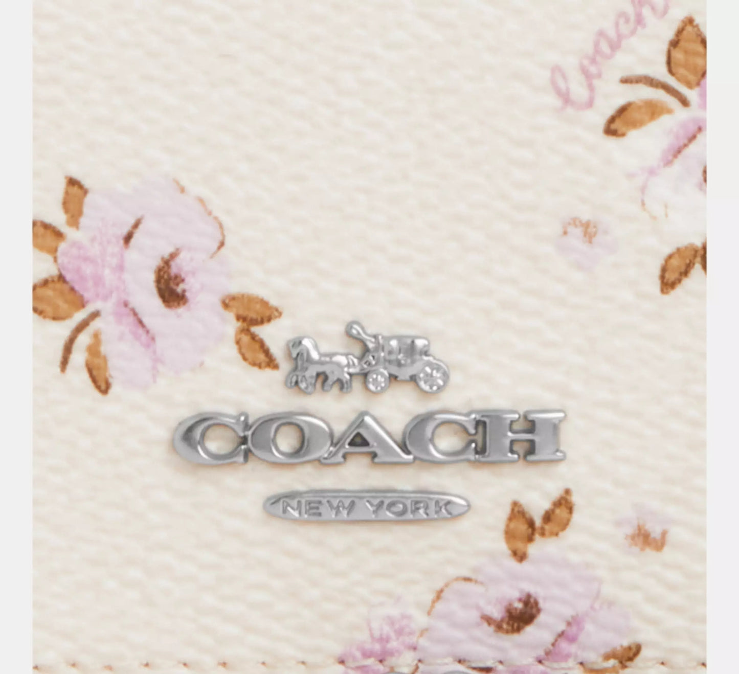 Coach - Boxed Mini Wallet On A Chain With Floral Print (Preorden)