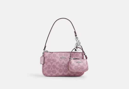Coach - Boxed Nolita 19 And Nolita Bag Charm Set In Signature Canvas (Preorden)
