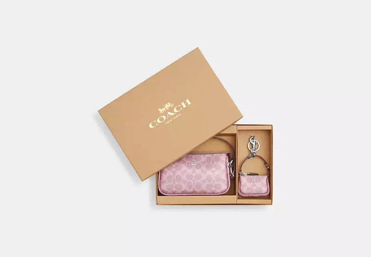 Coach - Boxed Nolita 19 And Nolita Bag Charm Set In Signature Canvas (Preorden)