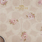 Coach - Corner Zip Wristlet In Signature Canvas With Floral Print (Preorden)