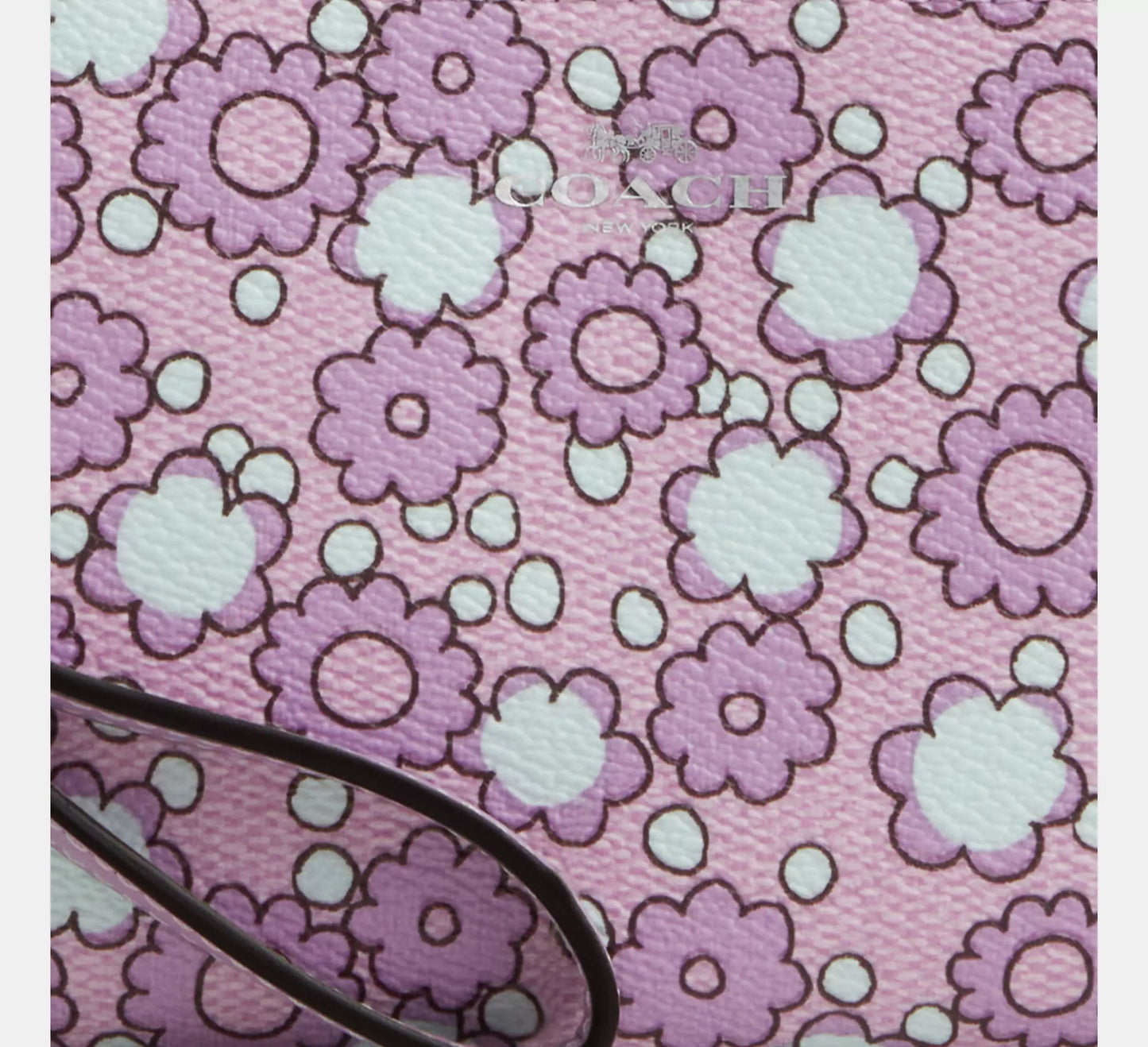 Coach - Corner Zip Wristlet With Floral Print (Preorden)