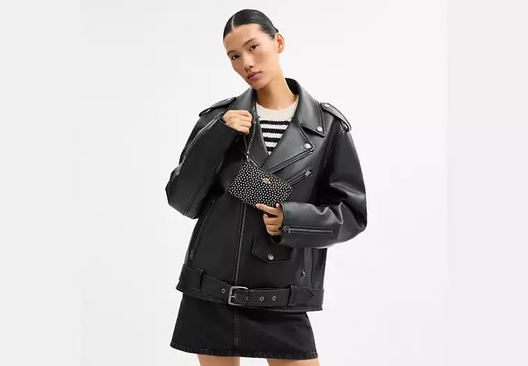 Coach - Corner Zip Wristlet With Spot Print (Preorden)