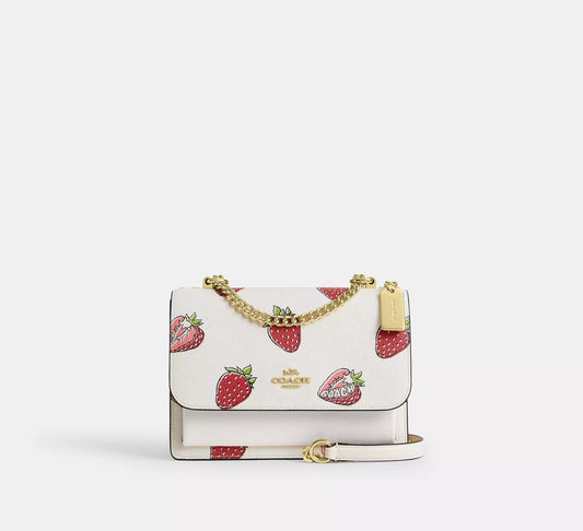 Coach - Klare Crossbody With Strawberry Print (Preorden)