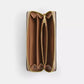 Coach - Long Zip Around Wallet In Signature Canvas With Floral Print (Preorden)