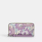 Coach - Long Zip Around Wallet With Floral Print (Preorden)
