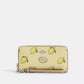 Coach - Long Zip Around Wallet With Lemon Print (Preorden)